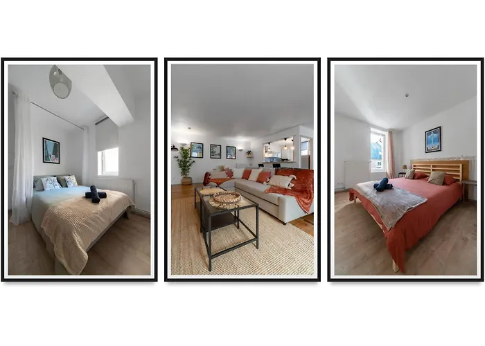 Le Duplex - Grand Appartement Centre Ville Avec Parking Prive